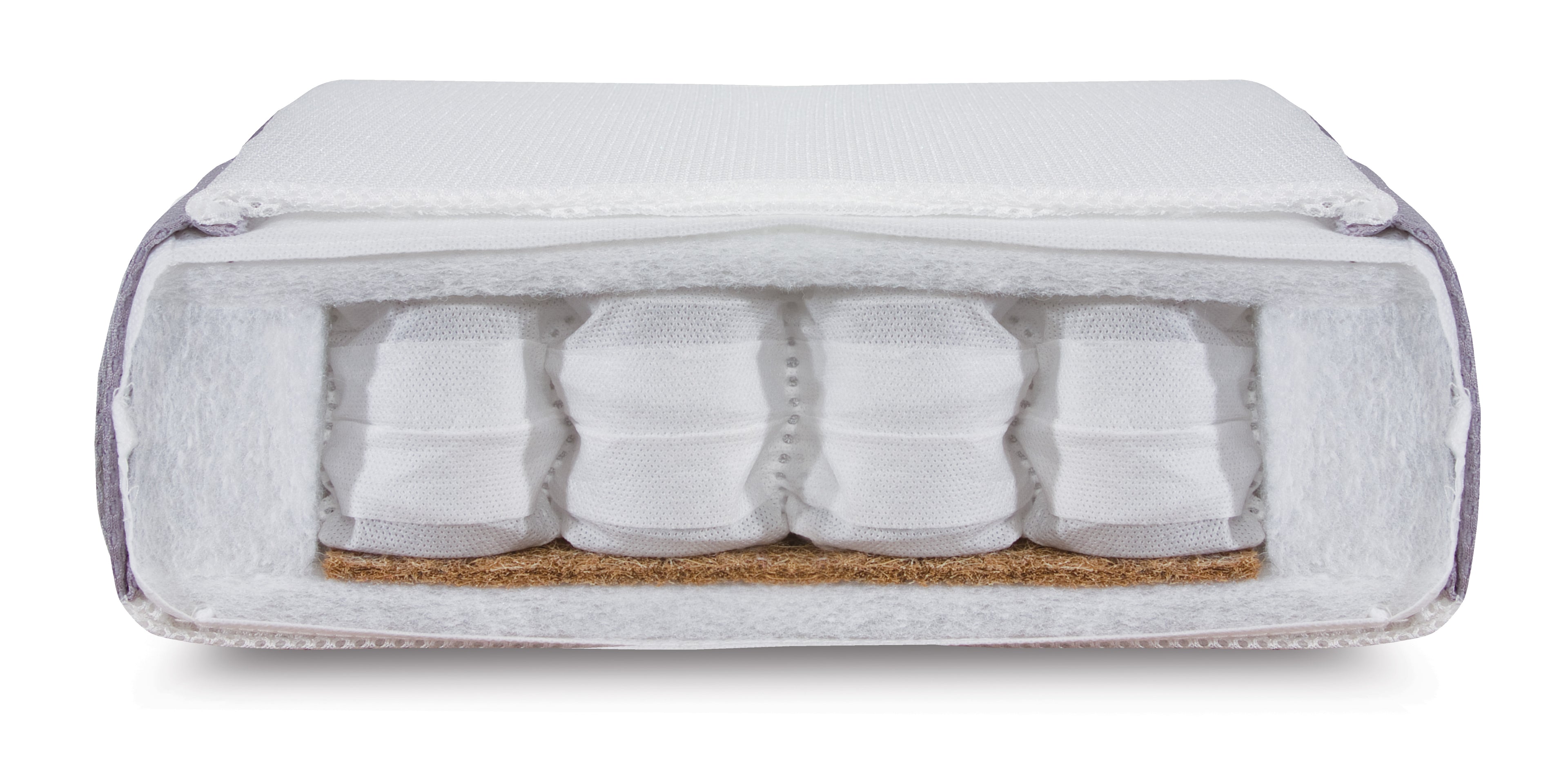 Luxury Dual Core Cotbed Mattress 140cm x 70cm