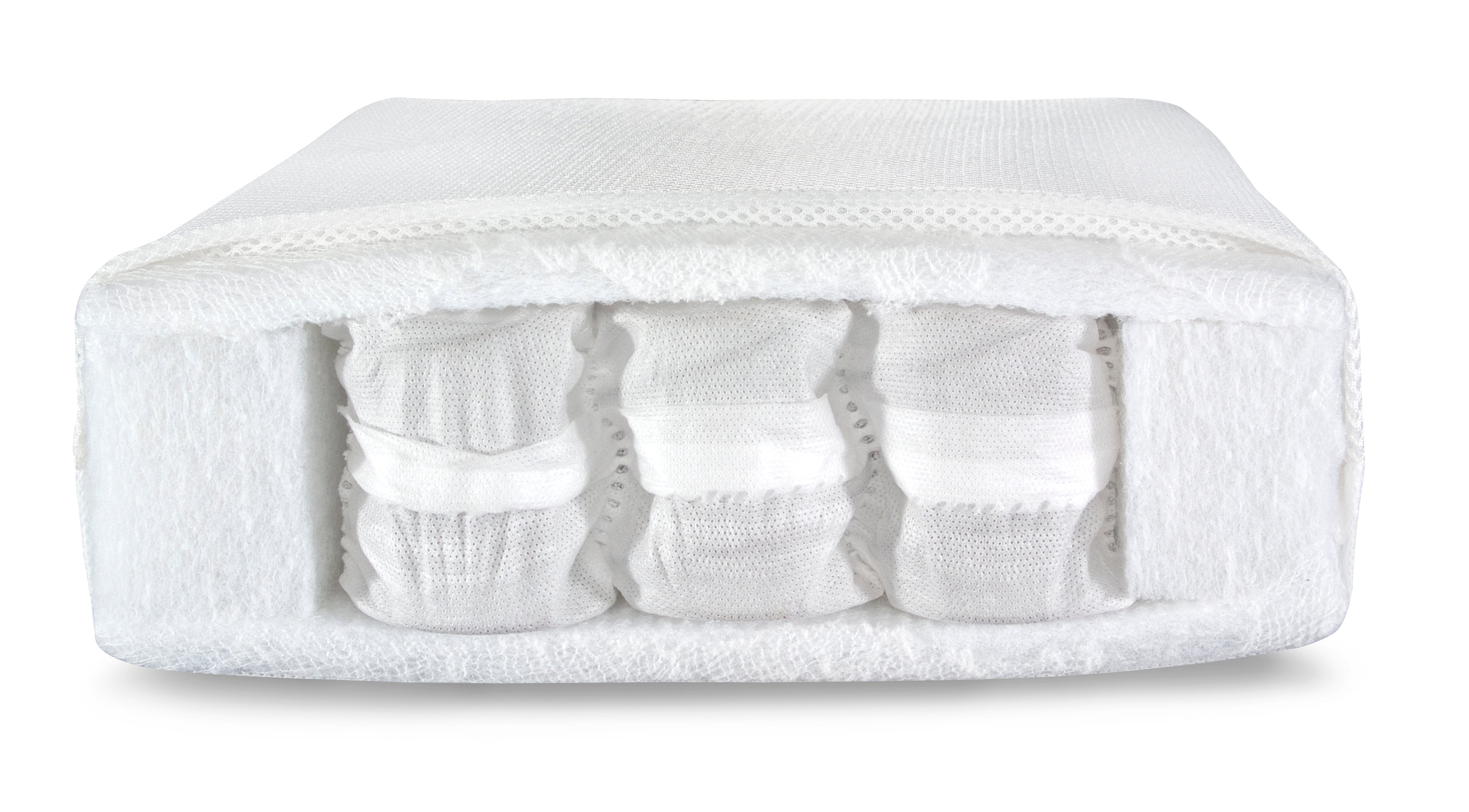 Airfresh Pocket Sprung Cot Mattress 120 X 60cm