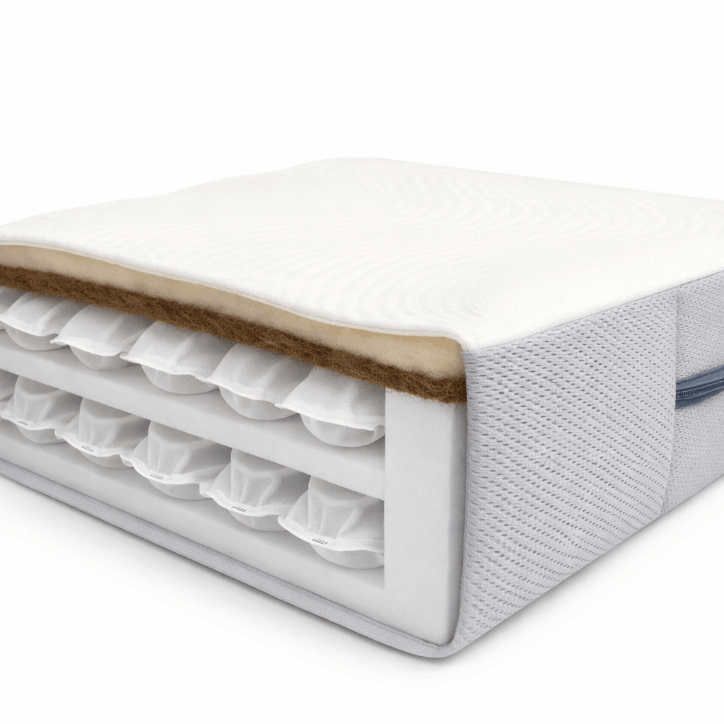 Luxury Twin Pocket Sprung Cotbed Mattress 140cm x 70cm